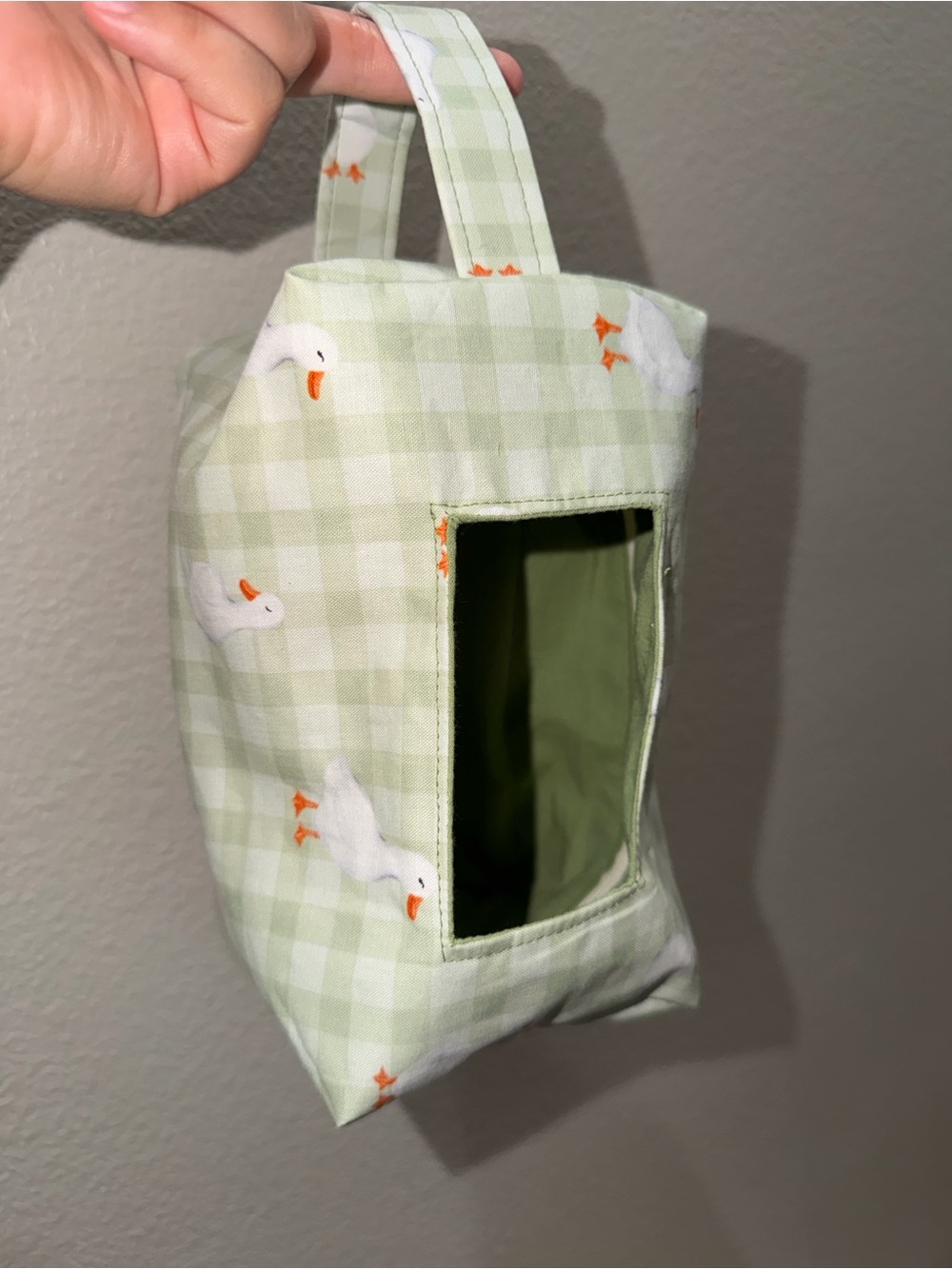 Homemade diaper pouch